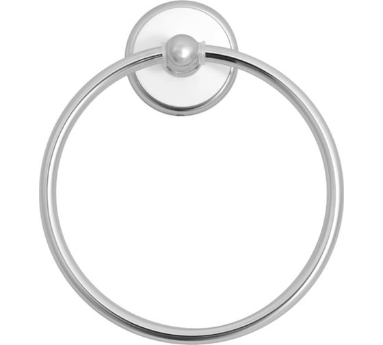 Полотенцедержатель Solinne Blanco кольцевой хром-белый B-51103 1402.204