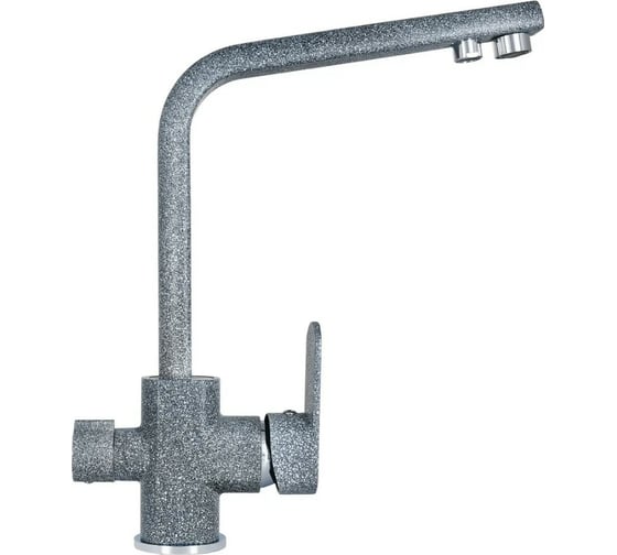 Смеситель для кухни WISENT с подводкой питьевой воды (графит) W4054-3-24