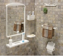 Зеркальный набор PRIMANOVA 7 предметов, розовый M-02803