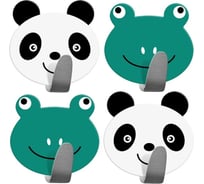 Набор 4 крючка Tatkraft TEAM Panda&Frogs 10451