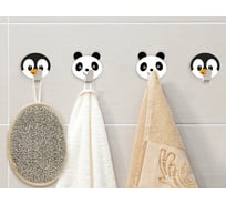 Набор 4 крючка Tatkraft FRIENDS Panda&Penguin 10468