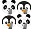 Набор 4 крючка Tatkraft FRIENDS Panda&Penguin 10468 2