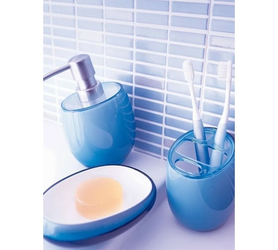 Стакан для ванной комнаты Tatkraft REPOSE BLUE 12264