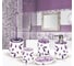 Гарнитур для туалета Tatkraft IMMANUEL OLIVE VIOLET 12097 4