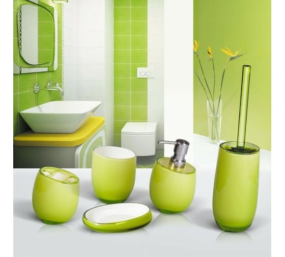 Гарнитур для туалета Tatkraft REPOSE GREEN 12332