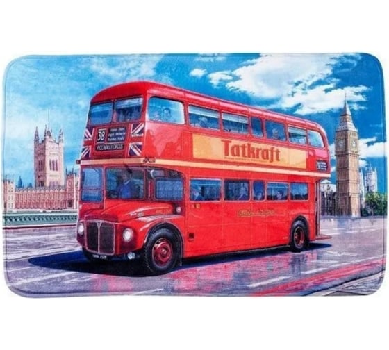 Коврик Tatkraft LONDON BUS ULTRA SOFT 50x80 14978 1