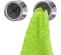 Вешалки для полотенец Tatkraft Bera 2 шт хромированный пластик 19577