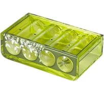 Мыльница Tatkraft MAGIC Acryl EMERALD 3D 13124