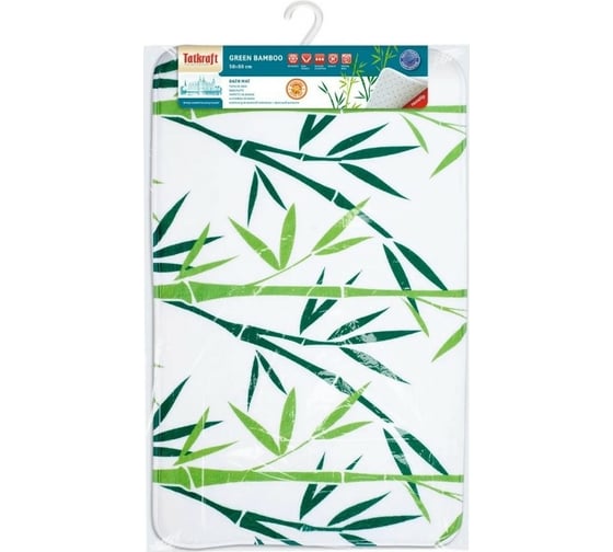 Коврик Tatkraft BAMBOO ULTRA SOFT 50x80 GREEN 14954 1