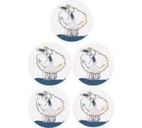 Адгезивный крючок Tatkraft FUNNY SHEEP LINDA 5 шт 18679к