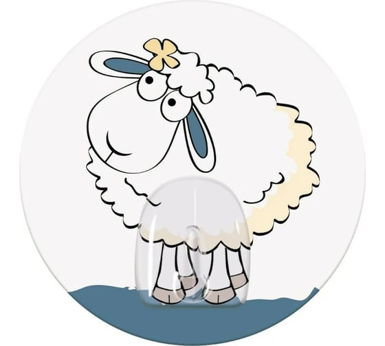 Адгезивный крючок Tatkraft FUNNY SHEEP LINDA 5 шт 18679к