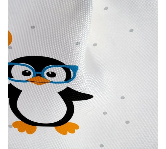 Штора для ванной Tatkraft Funny Penguins Textile 10482