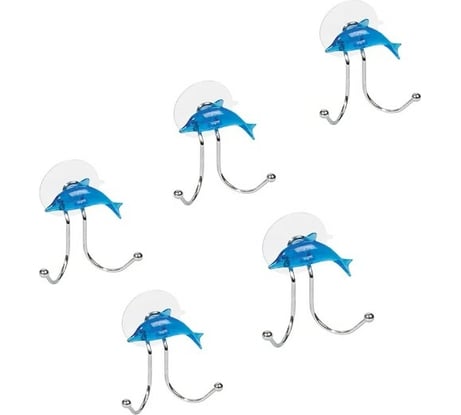 Двойной крючок Tatkraft DOLPHIN BLUE набор 5 шт 11168
