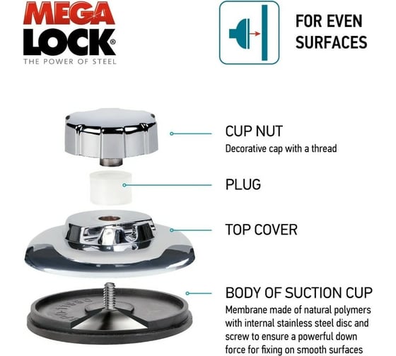 Держатель для фена Tatkraft MEGA LOCK 11441
