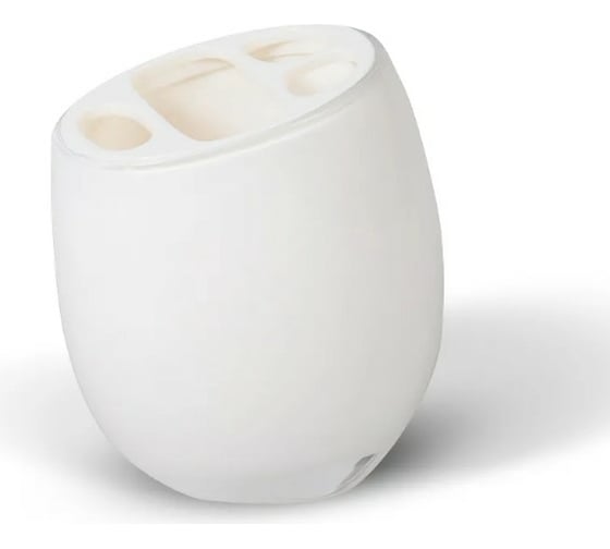Стакан для зубных щеток Tatkraft REPOSE WHITE 12202 1