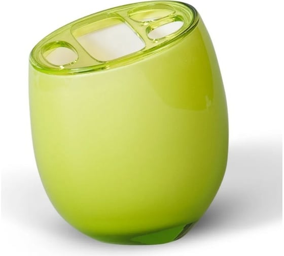 Стакан для зубных щеток Tatkraft REPOSE GREEN 12301