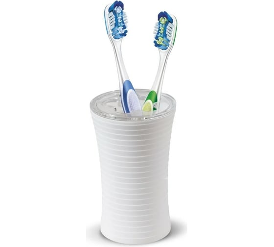 Стакан для зубных щёток Tatkraft BIANCO 12837