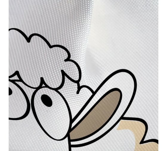 Штора для ванной Tatkraft FUNNY SHEEP TEXTILE 14862