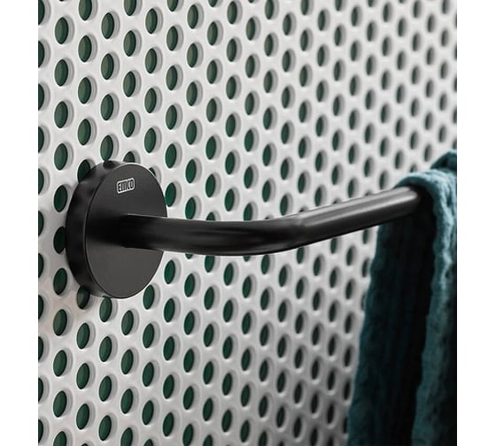 Полотенцедержатель Emco Round 600x67 цвет-Black 4360 133 60