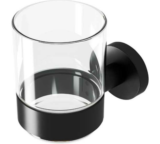 Стакан Geesa Nemox Black 66x102x99 цвет-черный матовый 916502-06