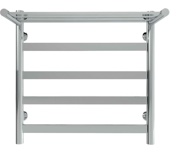 Полотенцесушитель INDIGO Slim с полкой (в.р.1/2") 50/50 (к-1, полиров.) LSLW50-50P