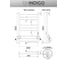 Полотенцесушитель INDIGO Line Trinity (electro) 80/40 LСLTE80-40Rt 7
