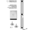 Полотенцесушитель INDIGO Style (electro) 120/10 (скр.монтаж, унив.подкл.R/L, полиров.) LSE120-10Rt 11