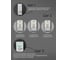 Полотенцесушитель INDIGO Attic Romb (electro) 100/50 LСLATCRE100-50Rt 7