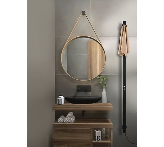Полотенцесушитель INDIGO Style PRO (electro) 120/3 (скр.монтаж, унив.подкл.R/L) LSPRE120-3BRRt