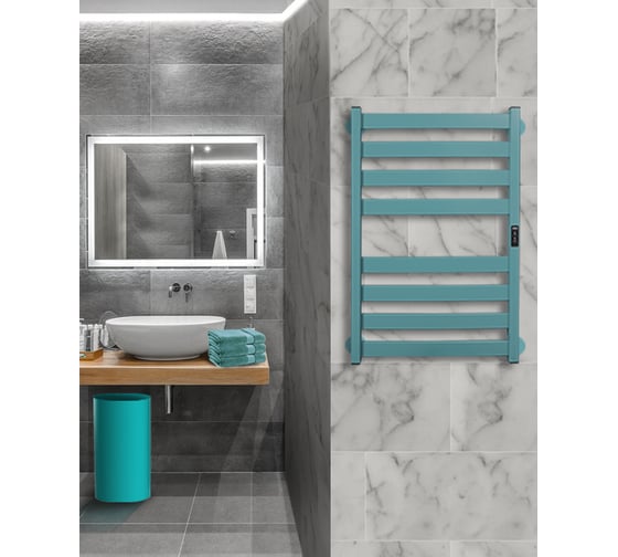 Полотенцесушитель INDIGO Oktava Slim 5 (electro) 80/50 LСLOKS5E80-50CLRt