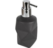 Дозатор для ж/мыла керамика Аквалиния Tetra графит B4505-1