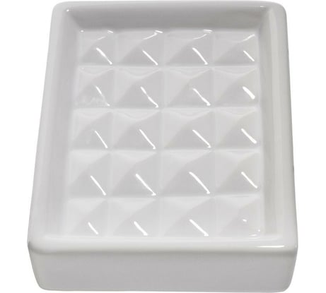 Мыльница Аквалиния Рафинад керамика белая B4543-4