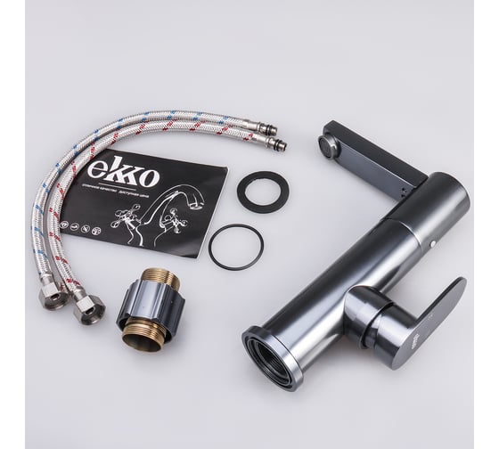Смеситель для раковины Ekko темно-серый E1083-21