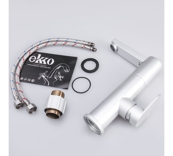 Смеситель для раковины Ekko серый E1083-22