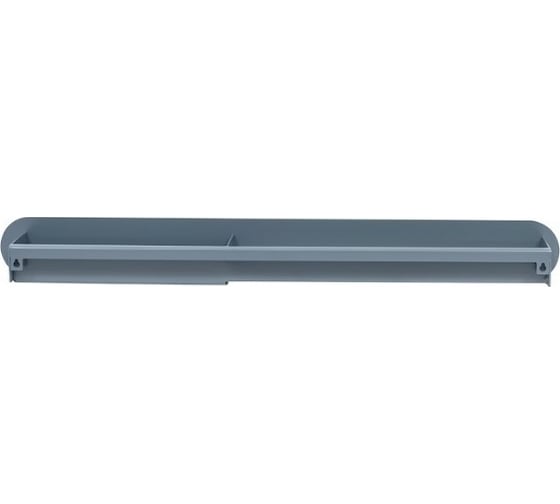Полка с полотенцесушителем для ванной комнаты GreenWeen OMEGA 710 мм, серая, правая GW-OMEGA-710-G-R
