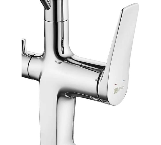 Смеситель для кухни Lemark Comfort с подключением к фильтру с питьевой водой LM3074C-Gray