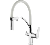 Смеситель для кухни Lemark Comfort с подключением к фильтру с питьевой водой LM3074C-White