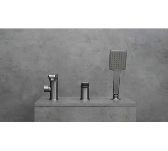 Смеситель на борт ванны Lemark Bronx LM3745GM