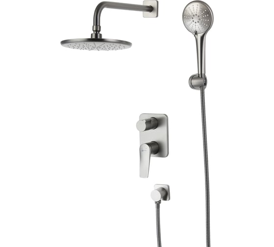 Смеситель для ванны и душа Lemark Bronx встраиваемый LM3729GM