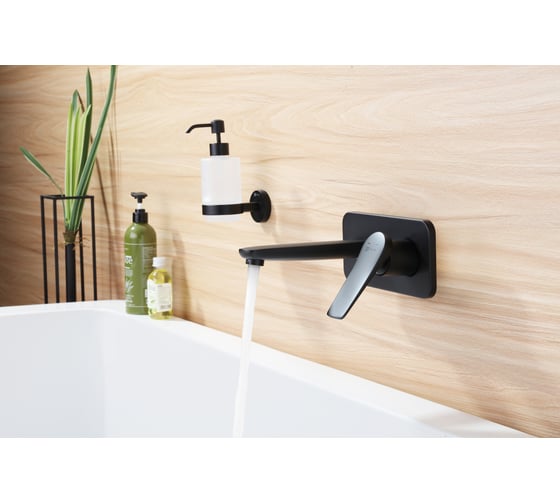 Смеситель для раковины Lemark Bronx встраиваемый LM3726BL