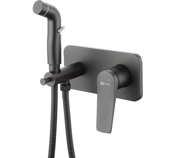 Смеситель с гигиеническим душем Lemark Bronx встраиваемый LM3720BL 1