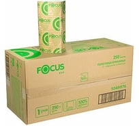 Бумажное полотенце Focus ECO листовое 1-слой, 250 лист/уп15, 230x230 мм, V-сложения, белое H-5049976n