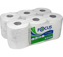 Туалетная бумага Focus JUMBO ECO 1-слой, 200 м в рулоне 12 Н95хD180 мм, белая H-5050784n