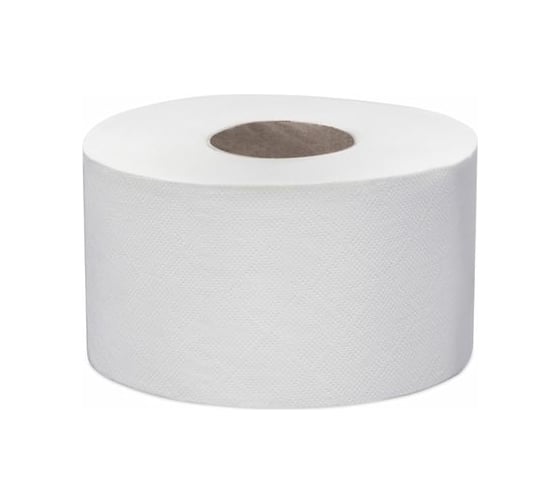 Туалетная бумага Focus JUMBO MINI 2-слоя, 170 м в рулоне 12 Н95хD190 мм, белая H-5036904n
