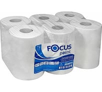 Туалетная бумага Focus POINT 2-слоя, 120 м в рулоне, 12, с центральным вытяжением Н110хD160 мм, белая H-5036915n
