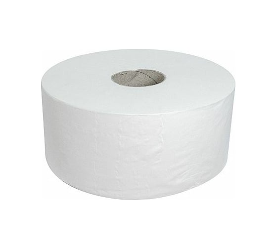 Туалетная бумага Focus JUMBO ECO 1-слой, 525 м в рулоне, h95 d210 мм 12 рул/уп, белая 1/1 H-5067300n 1