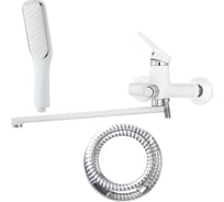 Смеситель для ванны Melodia della vita Moderno White картридж д.35 мм, длинный излив MDV35141_wt 65364