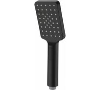 Лейка Melodia della vita квадрат 3 функции, 120x80 мм, кнопка, чёрная MKP20411BL 34447