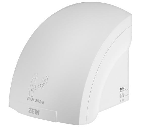 Сушилка для рук Zein HD224 2 кВт, 240x240x230 мм, белый 7576479