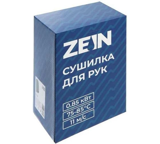 Сушилка для рук Zein HD226 0.85 кВт, 140x150x215 мм, белый 7576481